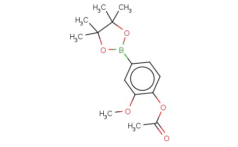 2-METHOXY-4-(4,4,5,5-TETRAMETHYL-1,3,2-DIOXABOROLAN-2-YL)PHENYL ACETATE